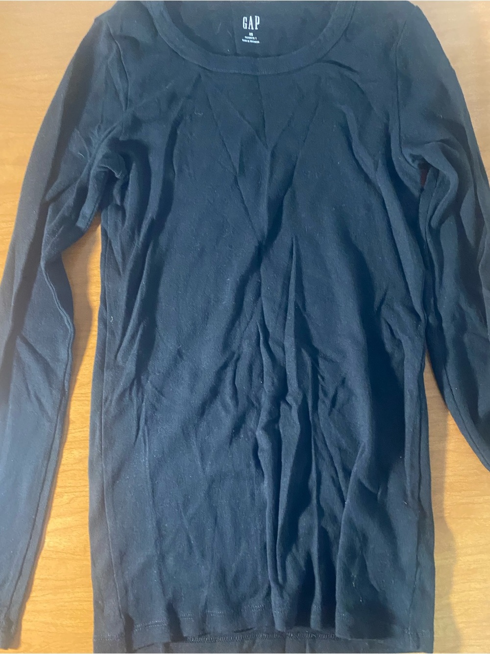 GAP Men's Navy Crewneck Long-Sleeve Sweater